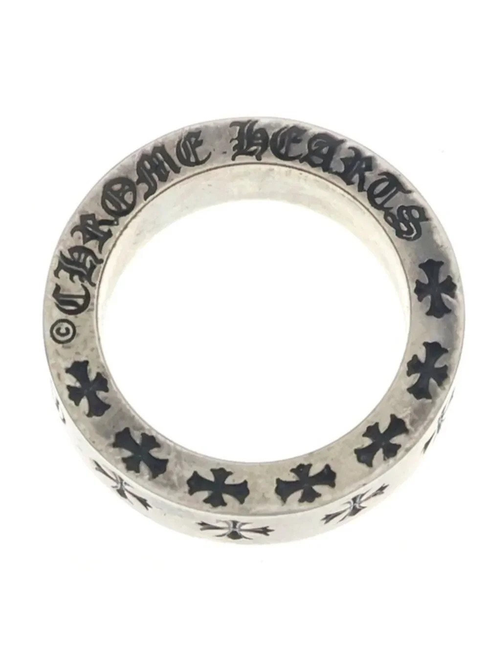 Chrome Hearts Spacer Forever Ring Silver